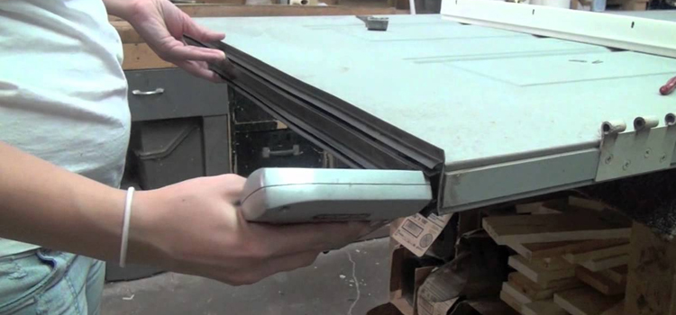 damaged steel door repair Roseville