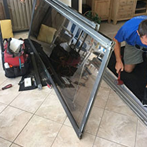 sliding glass door frame repair Roseville